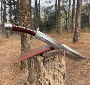 Hand Forged High Carbon Steel Bushcraft Knife | Handmade Bowie Knife | Fixed Blade Survival Knife | Camping Knife | Forest Knife | Best Gift