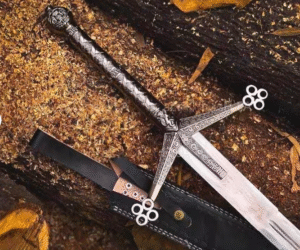 Handmade Scottish Claymore Sword J2 steel Highland Claymore Black Medieval Swords