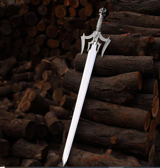 Handmade High Carbon Steel Authentic Hand-Forged Viking Sword Replica - Norse Collectors Blade with Leather-Wrapped Handle - Limited Edition