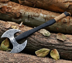 Hand Forged Double Headed Viking Axe