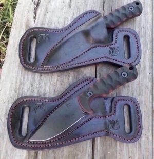 Custom handmade 440c steel sleek drop_point blades