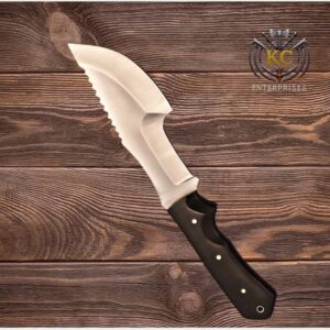 Handmade Tracker Knife 1095 Steel With Leather Sheath
