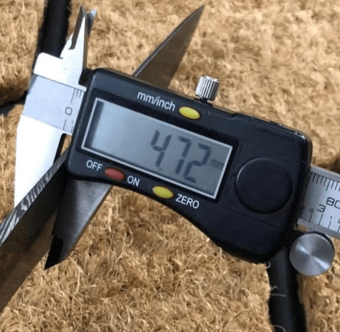 Handmade Damascus Steel Bowie Knife: Walnut Wood Handle, Leather Sheath - Image 3