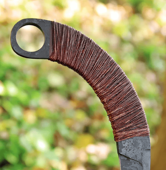 Handmade J2 Steel Karambit Knife with Italian Leather Sheath - Image 4