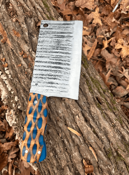 Hand forged meat cleaver - Image 2