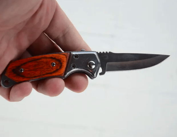 Small folding pocket knife - Folding knife - Hunting and Fishing Knife - Compact traveling knife - Pocket knife Gift idea - Image 3