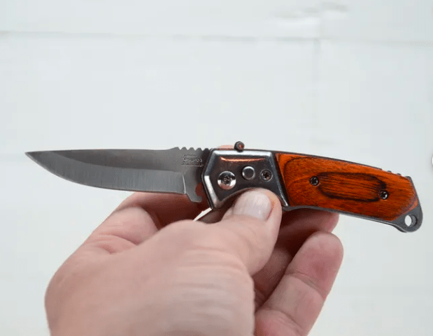 Small folding pocket knife - Folding knife - Hunting and Fishing Knife - Compact traveling knife - Pocket knife Gift idea - Image 4