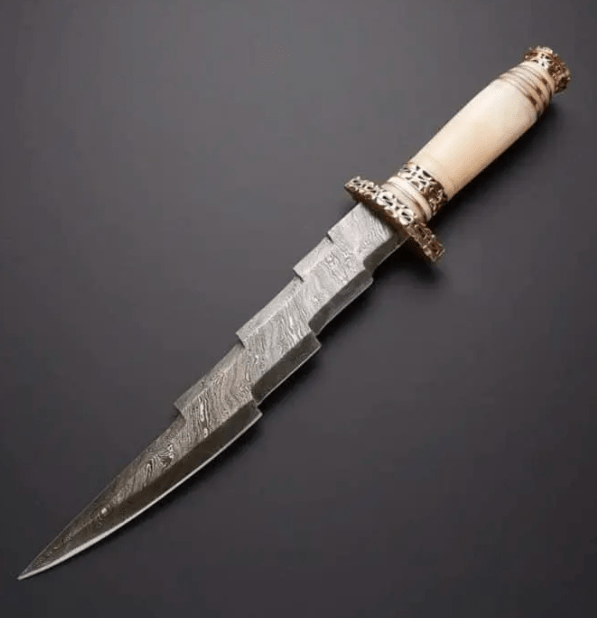 Custom Damascus Dagger | Handmade Steel Knife | Hand-Forged Collector | Unique Dagger - Image 2