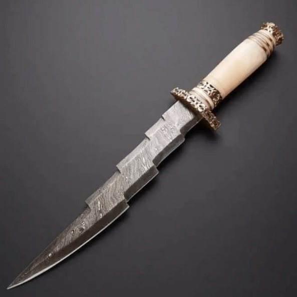 Custom Damascus Dagger | Handmade Steel Knife | Hand-Forged Collector | Unique Dagger - Image 4