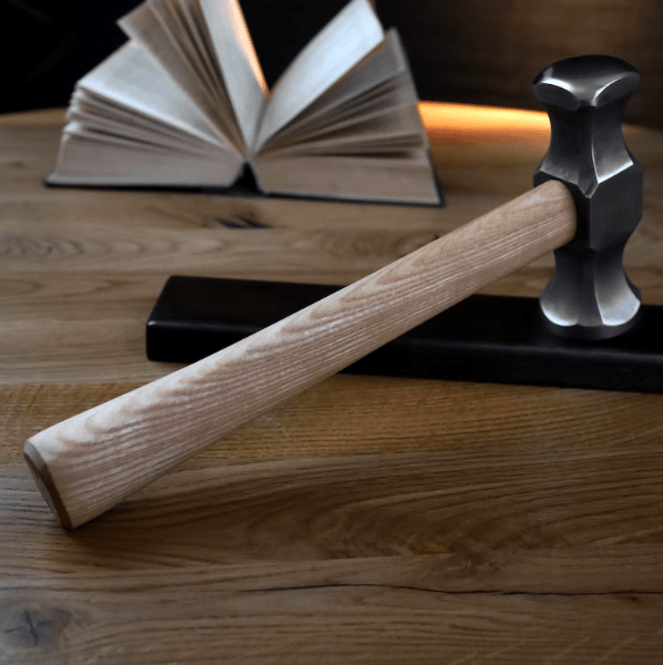 Hand-Forged Artisan Hammer: Functional Blacksmith Tool - Image 3