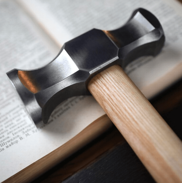 Hand-Forged Artisan Hammer: Functional Blacksmith Tool - Image 4