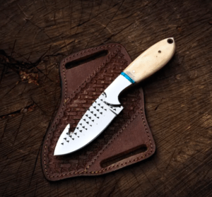 Handmade Stainless Steel Bull Cutter Knife, Best Handmade Knife With Beautifull Handle and Leather Sheath, Gifts For Him, Christmas Gifts