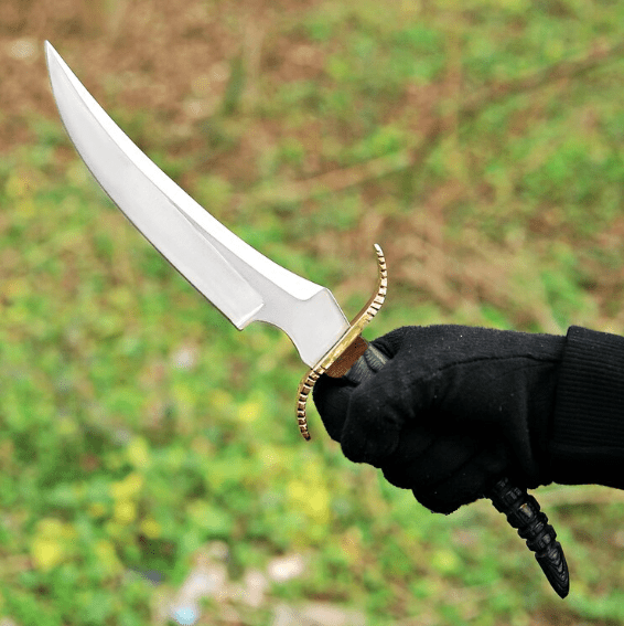 Handmade Beautiful Skinner Knife with Deer Shape Horn Handle - Perfect Gift on Christmas & New Year for Him - Image 4