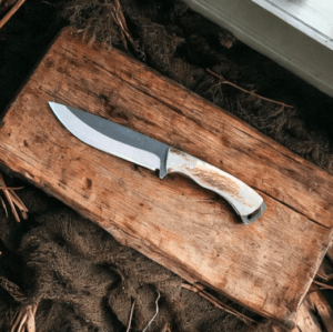 Deer Antler Handle Hunting Knife: German Steel Outdoor Survival Tool