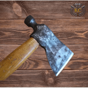 Vintage Soviet small camping hatchet. Hatchet with a hammer. Camping ax. Old Soviet iron axe. Metal camping axe. Tourist ax made in the USSR