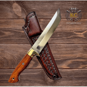 Handmade Premium Fixed Blade Knife with Leather Sheath