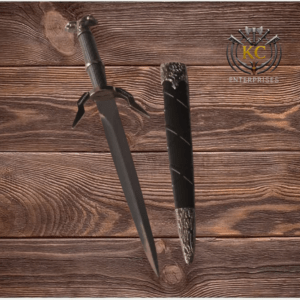 Handmade small sword,Monster Slayer Steel Blade,Silver Sword,Style Medieval Dagger.for Collection, Gift, Cosplay.