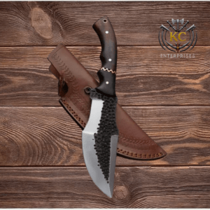 Handmade D2 Steel Tracker Knife with Sheath | Tactical Knife | Fixed Blade | Survival Knife | Best Gift for Men | Christmas Gift | Halloween